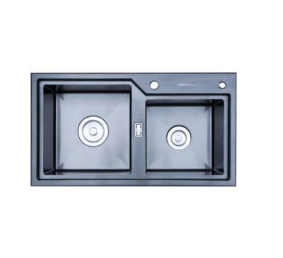 CHẬU RỬA BÁT 2 HỐ NOBINOX LUMIA NJ513B