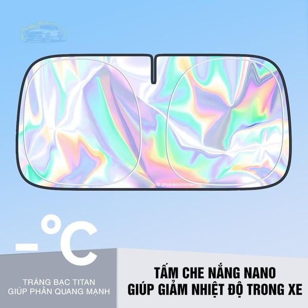 TẤM CHE NẮNG KÍNH CHẮN GIÓ Ô TÔ, TẤM PHẢN QUANG CHE NẮNG XE HƠI NHIỀU MÀU