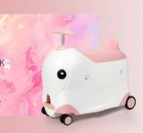  Vali kéo Bubule cho bé có thể ngồi lên kéo đi chơi thoải mái 