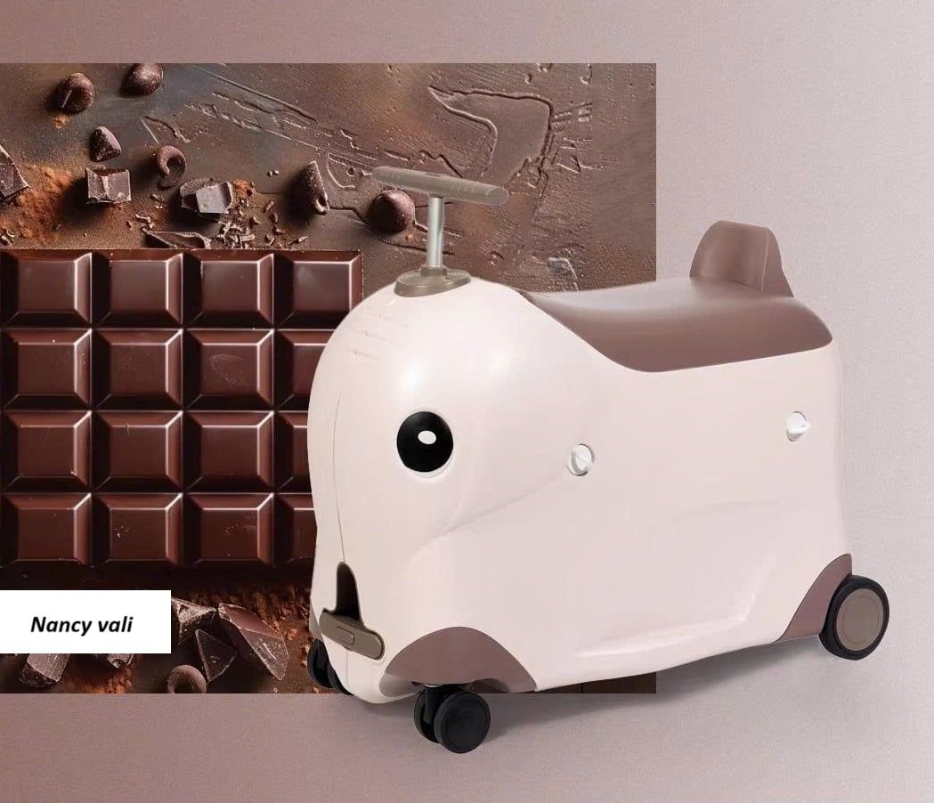  Vali kéo Bubule cho bé có thể ngồi lên kéo đi chơi thoải mái 