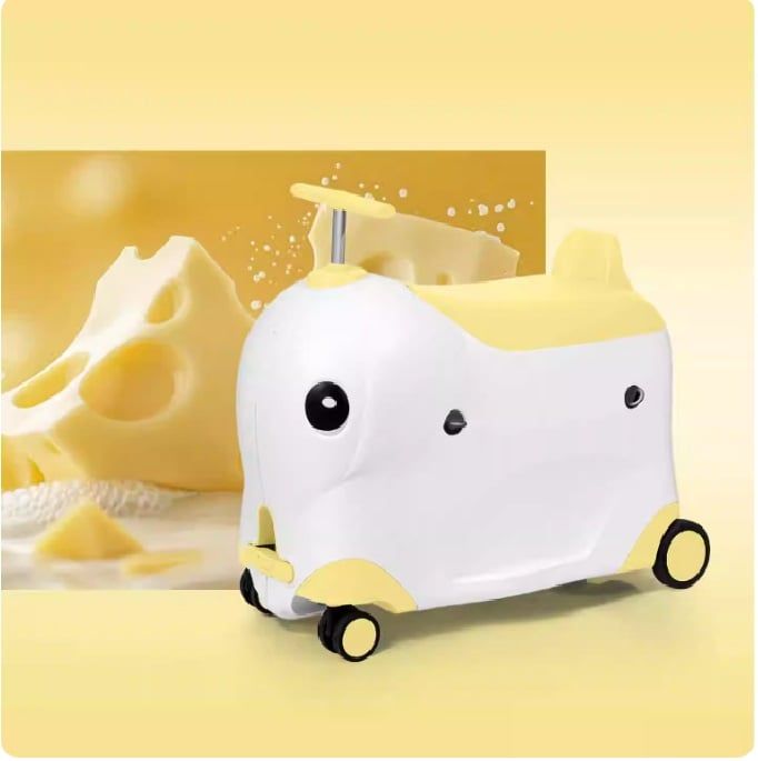  Vali kéo Bubule cho bé có thể ngồi lên kéo đi chơi thoải mái 