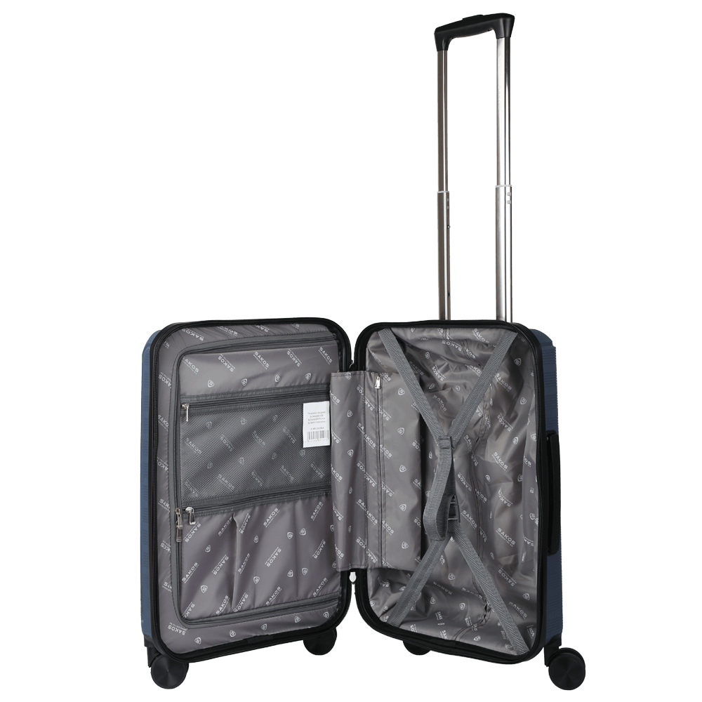  Vali kéo nhựa Sakos Porta siêu nhẹ siêu bền size 20 inch 