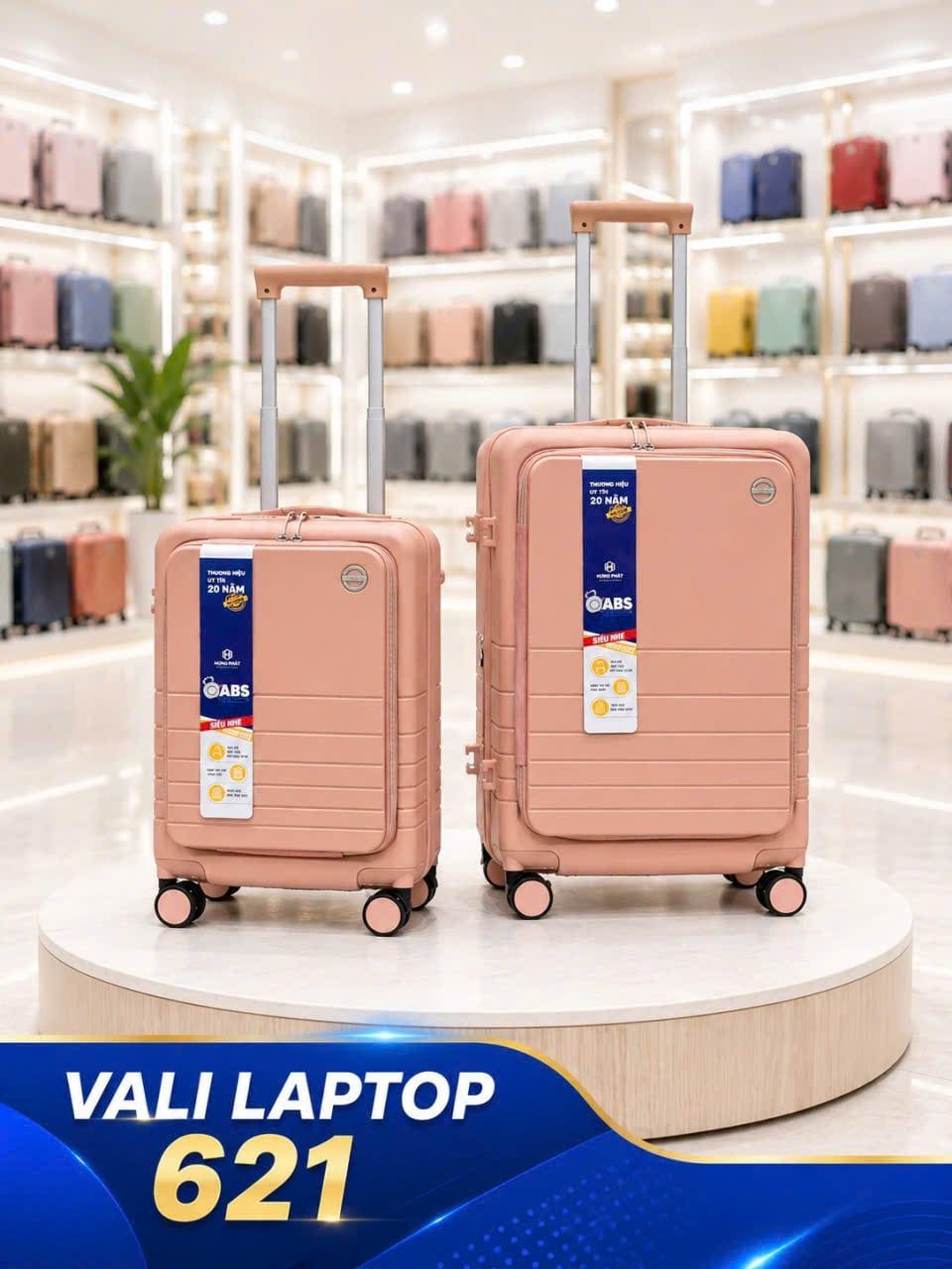  Vali nhựa Hùng Phát có ngăn đựng laptop HP 621 