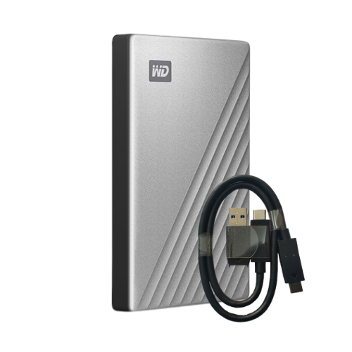  Ổ cứng HDD WD My Passport Ultra 2TB 2.5 inch USB 3.2 gen1 - Bạc 