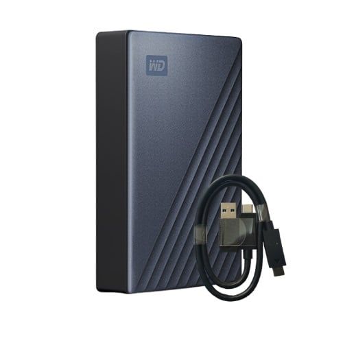  Ổ cứng HDD WD My Passport Ultra 6TB 2.5 inch USB 3.2 gen1 - Xanh 