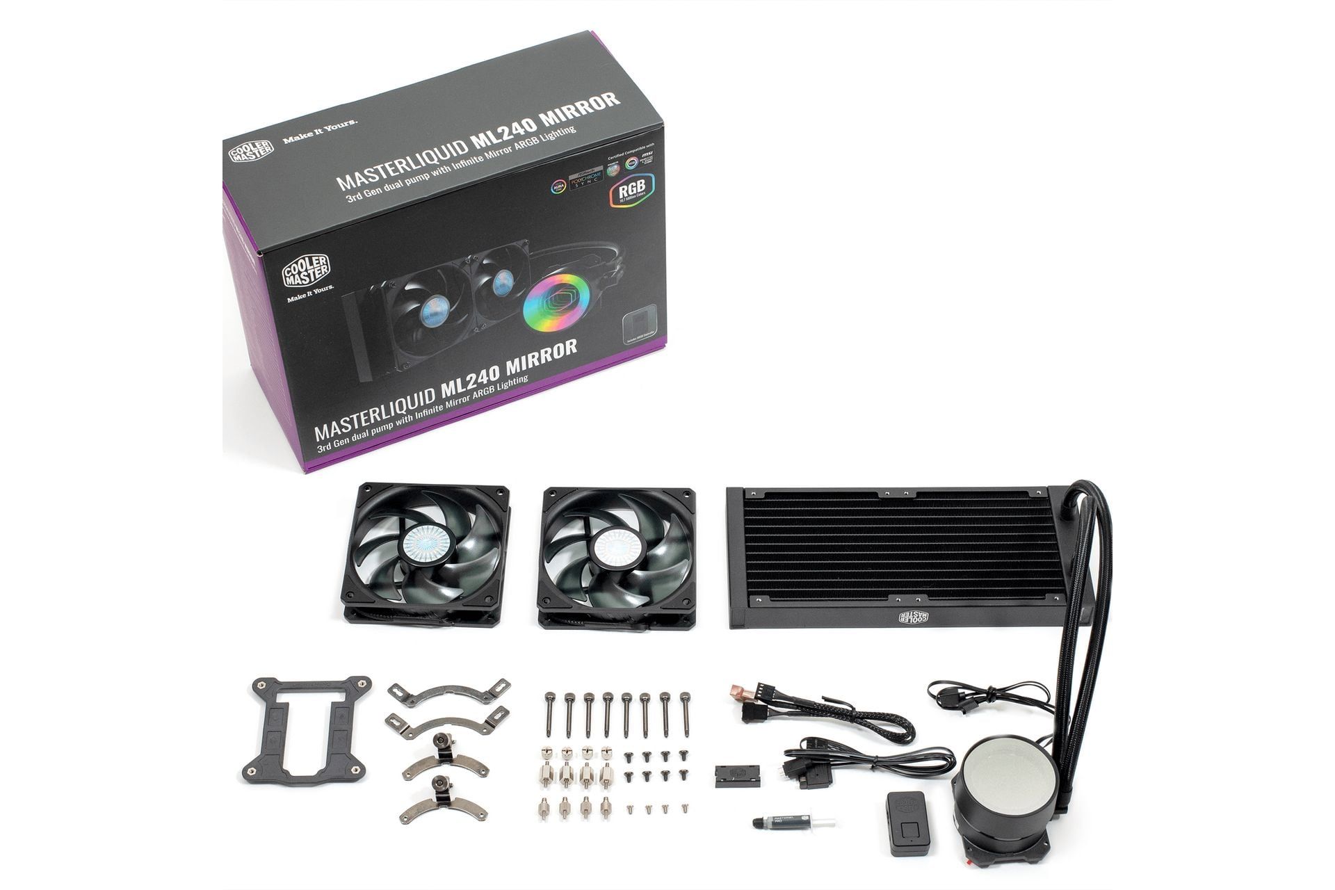  Tản nhiệt nước AIO Cooler Master MasterLiquid ML240 Mirror 