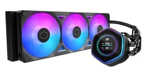 Tản nhiệt nước Cooler Master MasterLiquid Atmos II LCD 360 ARGB - Đen