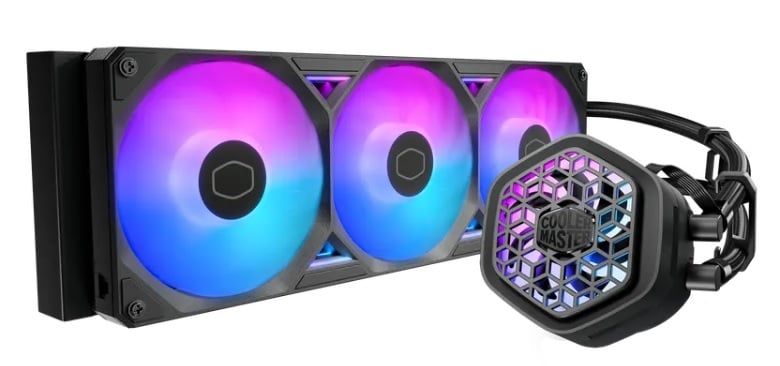  Tản nhiệt nước Cooler Master MasterLiquid Atmos II VRM FAN 360 ARGB - Đen 