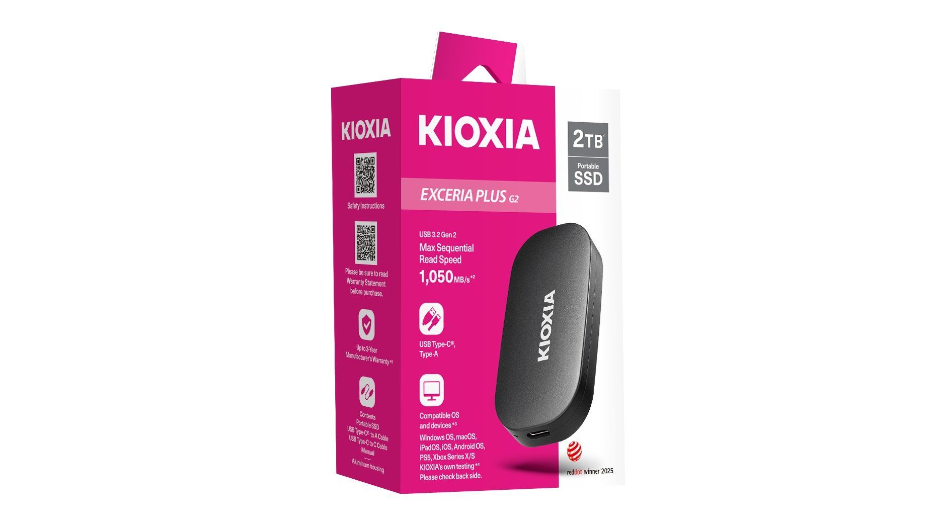  SSD KIOXIA EXCERIA  PLUS G2 Portable 