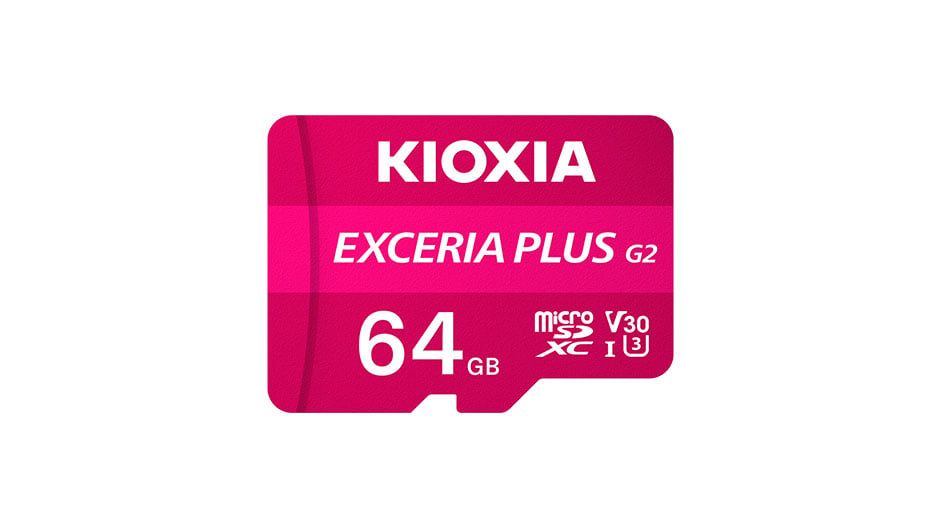  Thẻ nhớ KIOXIA EXCERIA PLUS G2 64GB microSDXC C10 U3 V30 100MB/s 