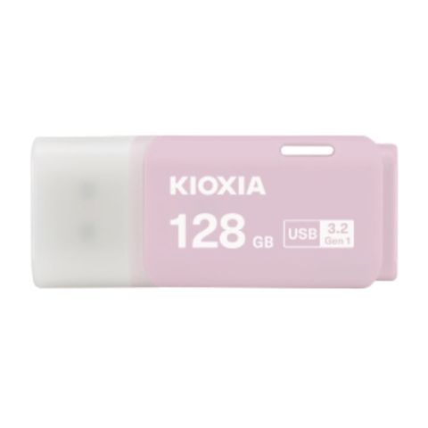 USB KIOXIA TransMemory U301 128GB USB 3.2 Gen 1 màu hồng - có lỗ treo