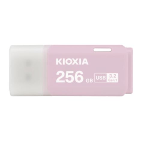 USB KIOXIA TransMemory U301 256GB USB 3.2 Gen 1 màu hồng - có lỗ treo