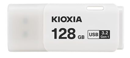 USB KIOXIA TransMemory U301 128GB USB 3.2 Gen 1 màu trắng - có lỗ treo
