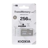  USB KIOXIA TransMemory U301 256GB USB 3.2 Gen 1 màu xám - có lỗ treo 