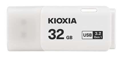  USB KIOXIA TransMemory U301 32GB USB 3.2 Gen 1 màu trắng - có lỗ treo 