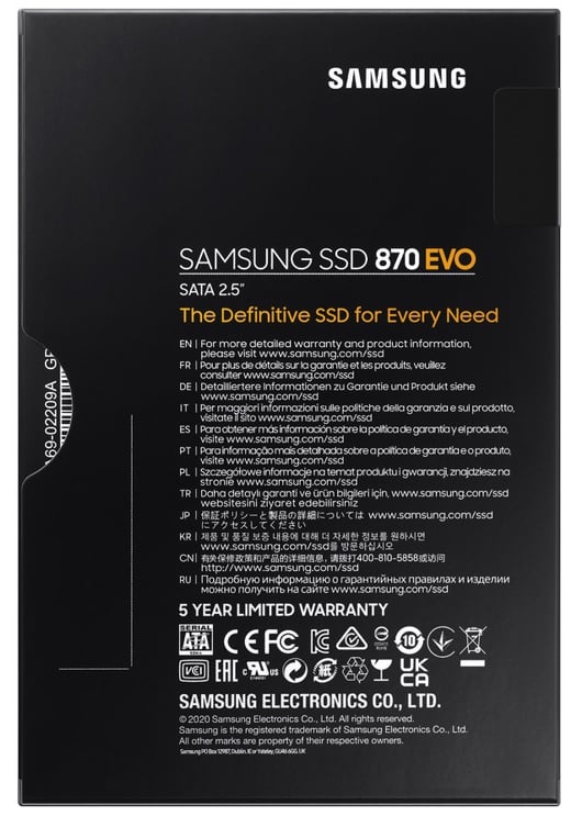  Ổ cứng SSD SAMSUNG 870 EVO 1TB SATA III 2.5 inch 
