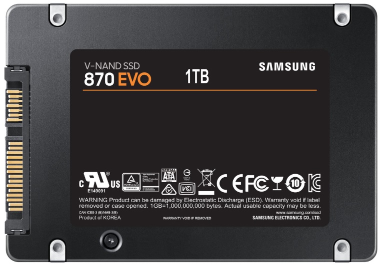  Ổ cứng SSD SAMSUNG 870 EVO 1TB SATA III 2.5 inch 