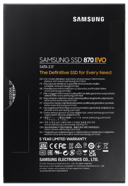 Ổ cứng SSD SAMSUNG 870 EVO 4TB SATA III 2.5 inch 