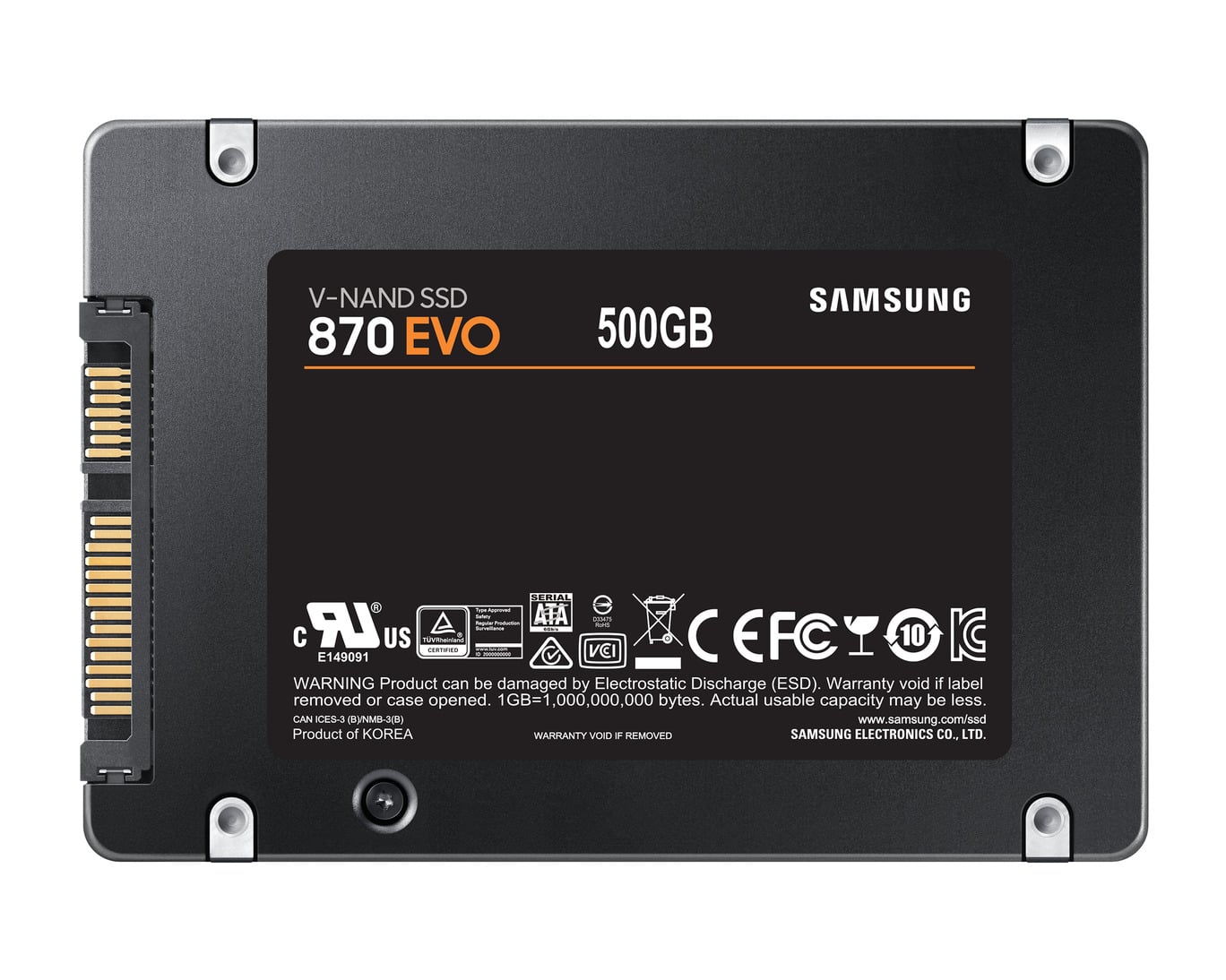  Ổ cứng SSD Samsung 870 EVO 500GB SATA III 2.5 inch 