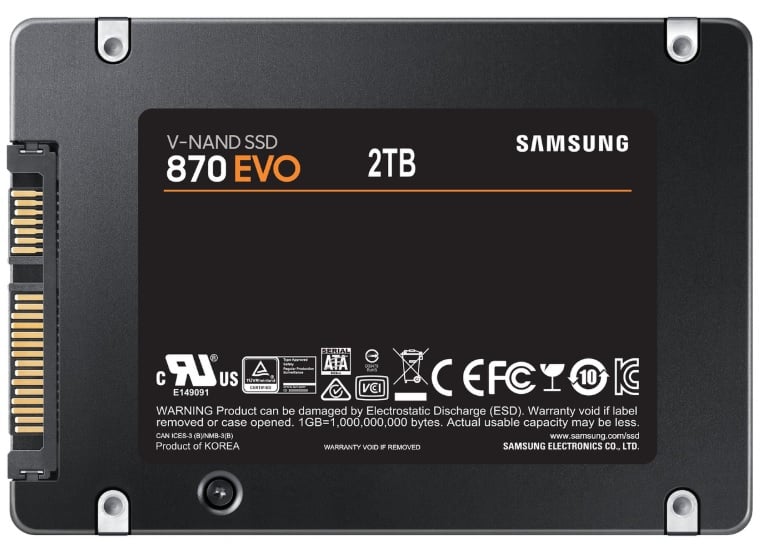  Ổ cứng SSD SAMSUNG 870 EVO 2TB SATA III 2.5 inch 