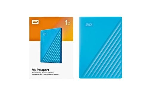 Ổ cứng HDD WD My Passport Portable 1TB 2.5 inch USB 3.2 gen1 - Xanh