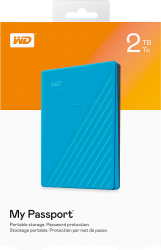 Ổ cứng HDD WD My Passport Portable 2TB 2.5 inch USB 3.2 gen1 - Xanh
