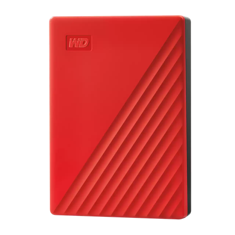 Ổ cứng HDD WD My Passport Portable 5TB 2.5 inch USB 3.2 gen1 - Đỏ