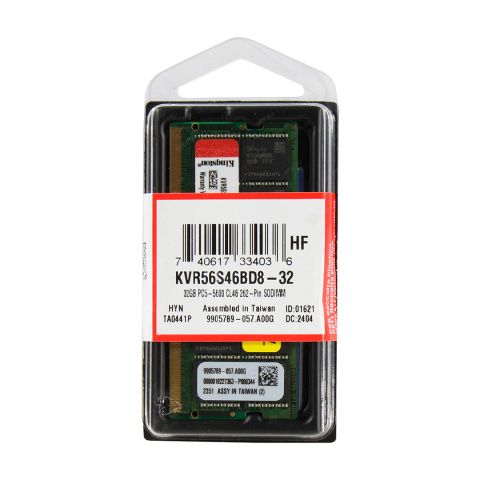 RAM Kingston 32GB DDR5 5600MHz Laptop