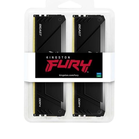 RAM Kingston Fury Beast RGB 16GB (2x8GB) DDR4 3200MHz Desktop