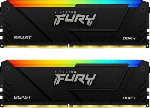 RAM Kingston Fury Beast RGB 32GB (2x16GB) DDR4 3600MHz Desktop