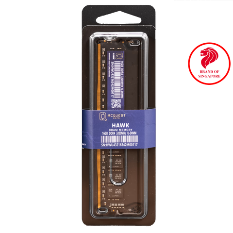 RAM McQuest Hawk 16GB DDR4 3200MHz Desktop