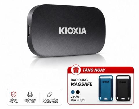 Ổ cứng di động SSD KIOXIA EXCERIA PLUS G2 2TB USB 3.2 Gen 2 R1050