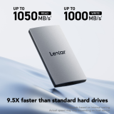  Ổ cứng SSD Lexar ES3 1TB USB 3.2 Gen 2 R1050 W1000 - Silver 