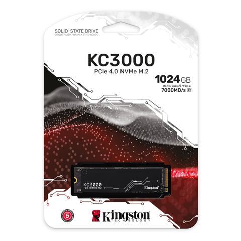 Ổ cứng SSD Kingston KC3000 1024GB NVMe PCIe Gen 4x4 M.2 2280