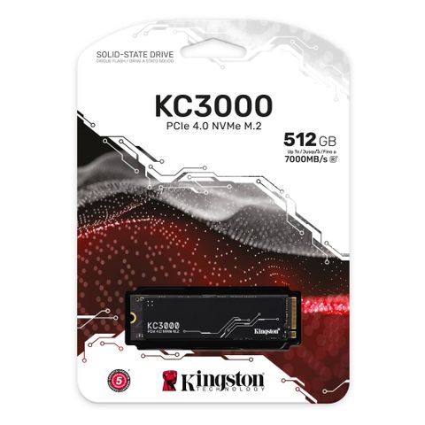 Ổ cứng SSD Kingston KC3000 512GB NVMe PCIe Gen 4x4 M.2 2280