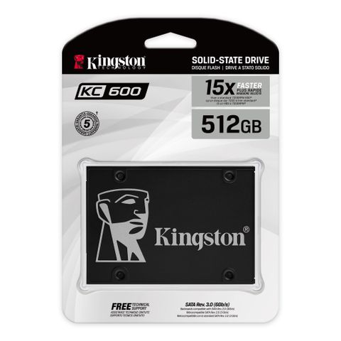 Ổ cứng SSD Kingston KC600 512GB SATA III 2.5 inch