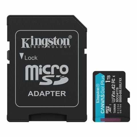 Thẻ nhớ Kingston Canvas Go! Plus 1TB microSDXC C10 U3 V30 A2 R200MB/s