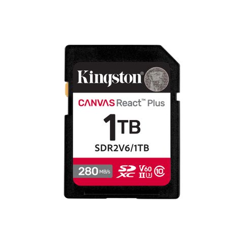 Thẻ nhớ Kingston Canvas React Plus 1TB SDXC UHS-II 280MB/s