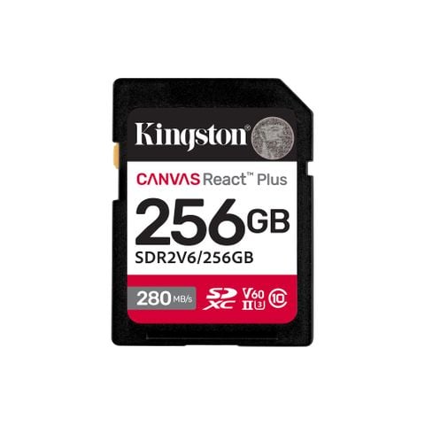 Thẻ nhớ Kingston Canvas React Plus 256GB SDXC UHS-II 280MB/s