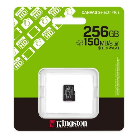Thẻ nhớ Kingston Canvas Select Plus 256GB microSDXC UHS-I 150MB/s