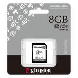  Thẻ nhớ Kingston Industrial 8GB SDHC C10 U3 V30 A1 100MB/s 