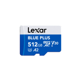  Thẻ nhớ Lexar Blue Plus 512GB microSDXC C10 U3 V30 A2 R170MB/s 