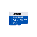  Thẻ nhớ Lexar Blue Plus 64GB microSDXC C10 U1 V10 A1 R100MB/s 