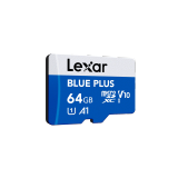  Thẻ nhớ Lexar Blue Plus 64GB microSDXC C10 U1 V10 A1 R100MB/s 