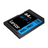  Thẻ nhớ Lexar High-Performance 800x PRO 64GB SDXC C10 U3 V30 R150MB/s 