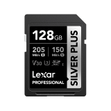  Thẻ nhớ Lexar Professional Silver Plus 128GB SDXC C10 U3 V30 R205MB/s 