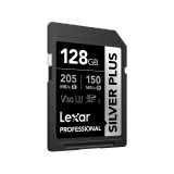  Thẻ nhớ Lexar Professional Silver Plus 128GB SDXC C10 U3 V30 R205MB/s 