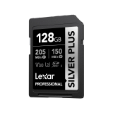  Thẻ nhớ Lexar Professional Silver Plus 128GB SDXC C10 U3 V30 R205MB/s 