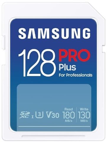 Thẻ nhớ Samsung PRO Plus 128GB SDXC UHS-I 180 MB/s