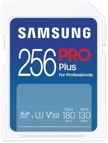 Thẻ nhớ Samsung PRO Plus 256GB SDXC UHS-I 180 MB/s